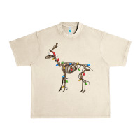 Sandshell christmas deer skeleton Urban Heavy Tee - FaDigitalArtStudio