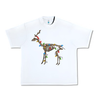 White christmas deer skeleton Urban Heavy Tee - FaDigitalArtStudio