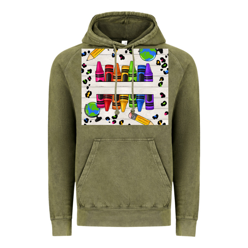 Personalized Crayons Vintage Hoodie by texasbilliewilder | Teevron