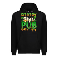 Black everybody in the pub gettin tipsy Premium Hoodie - Artiststas
