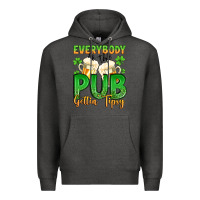 Charcoal Heather everybody in the pub gettin tipsy Premium Hoodie - Artiststas