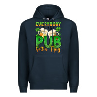 Navy everybody in the pub gettin tipsy Premium Hoodie - Artiststas