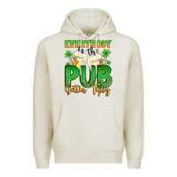 Oatmeal Heather everybody in the pub gettin tipsy Premium Hoodie - Artiststas