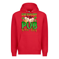 Red everybody in the pub gettin tipsy Premium Hoodie - Artiststas