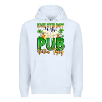 White everybody in the pub gettin tipsy Premium Hoodie - Artiststas