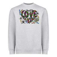 Heather Grey i love teaching Heavyweight Sweatshirt - CowhideDigitalArt