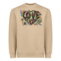I Love Teaching Heavyweight Sweatshirt | Teevron