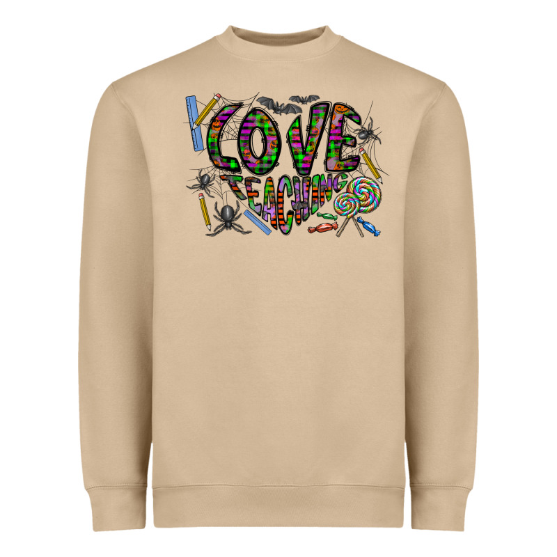 I Love Teaching Heavyweight Sweatshirt by CowhideDigitalArt | Teevron