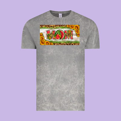 Watermelon Mom License Plate Vintage Tee Designed By Hra Design Shop