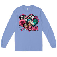 Colony Blue certified nursing assistant cna hearts Long Sleeve Tee - Jasminsmagicworld