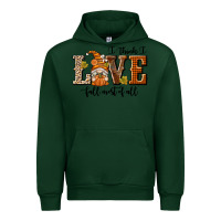 Forest Green I Think I Love Fall Most of All Urban Hoodie - texasbilliewilder