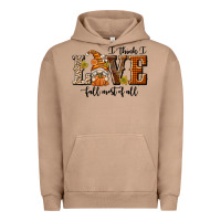 Pigment Burro I Think I Love Fall Most of All Urban Hoodie - texasbilliewilder