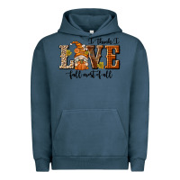Pigment Midnight Navy I Think I Love Fall Most of All Urban Hoodie - texasbilliewilder