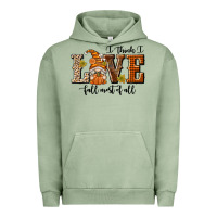 Pigment Oil Green I Think I Love Fall Most of All Urban Hoodie - texasbilliewilder