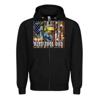 Black Western Reel Cool Dad Bass Zipper Hoodie - LillyAllenDesigns