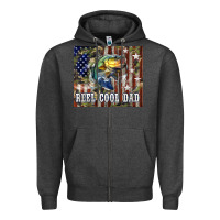 Charcoal Heather Western Reel Cool Dad Bass Zipper Hoodie - LillyAllenDesigns
