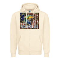 Western Reel Cool Dad Bass Zipper Hoodie | Teevron