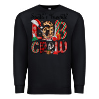 Black santa s favorite lab crew Premium Sweatshirt - MaliasSmallBusiness