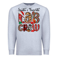Heather Grey santa s favorite lab crew Premium Sweatshirt - MaliasSmallBusiness
