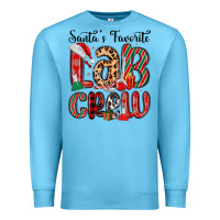 Ocean Blue santa s favorite lab crew Premium Sweatshirt - MaliasSmallBusiness