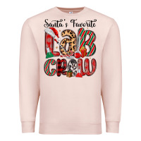 Pale Pink santa s favorite lab crew Premium Sweatshirt - MaliasSmallBusiness