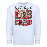 White santa s favorite lab crew Premium Sweatshirt - MaliasSmallBusiness