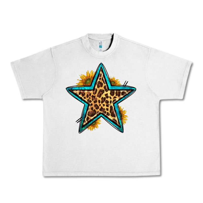 Western Leopard Star Urban Heavy Tee by HRA Design Shop | Teevron