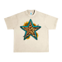 Sandshell western leopard star Urban Heavy Tee - HRA Design Shop
