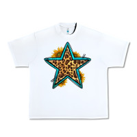 White western leopard star Urban Heavy Tee - HRA Design Shop