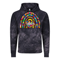Cloud Black autism rainbow Vintage Hoodie - Zillion Design Studio