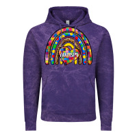 Cloud Purple autism rainbow Vintage Hoodie - Zillion Design Studio
