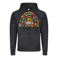 Vintage Black autism rainbow Vintage Hoodie - Zillion Design Studio