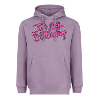 Lavender it s my birthday Heavyweight Hoodie - MaliasSmallBusiness