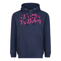 Navy it s my birthday Heavyweight Hoodie - MaliasSmallBusiness
