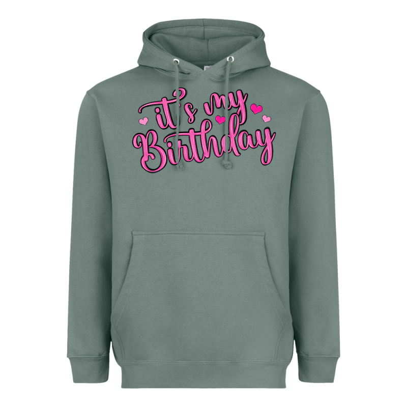 It S My Birthday Heavyweight Hoodie by MaliasSmallBusiness | Teevron