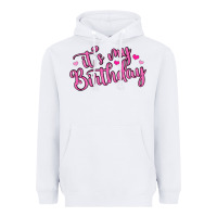 White it s my birthday Heavyweight Hoodie - MaliasSmallBusiness
