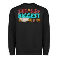 Black little sister biggest fan Heavyweight Sweatshirt - HRA Design Shop