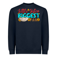 Little Sister Biggest Fan Heavyweight Sweatshirt | Teevron