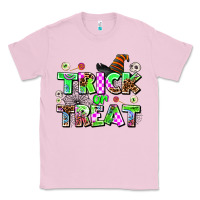 Bubblegum Pink trıck or treat Classic Tee - AdoDesignShop