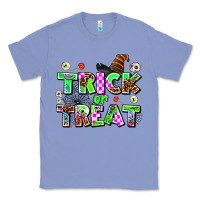 Colony Blue trıck or treat Classic Tee - AdoDesignShop