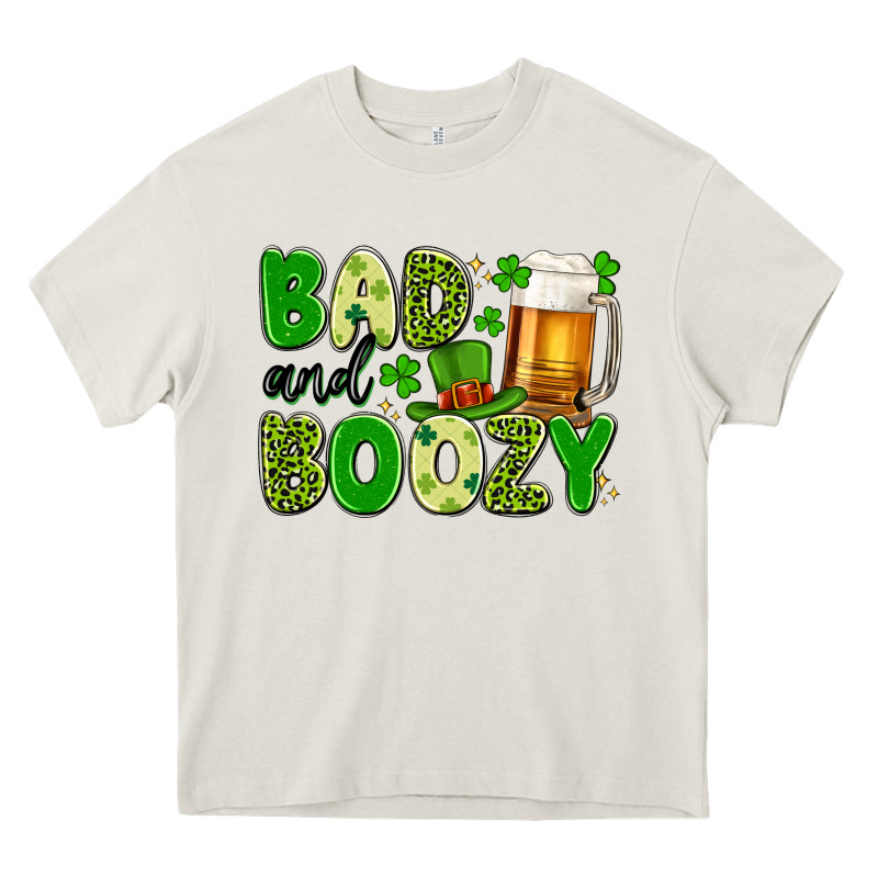 Bad And Boozy Heavy Core Tee by Artiststas | Teevron