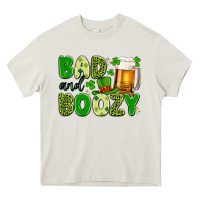 Cream bad and boozy Heavy Core Tee - Artiststas