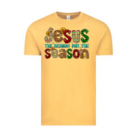Vintage Mustard jesus the reason for the season Vintage Tee - FaDigitalArtStudio