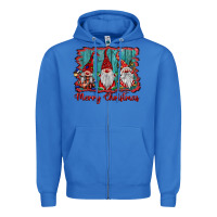 True Royal merry christmas gnomes Zipper Hoodie - BarkalooDesign