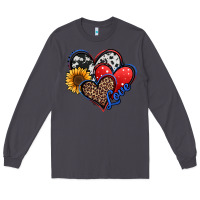 Smoke 4th of july american hearts Long Sleeve Tee - Jasminsmagicworld