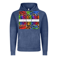 Vintage Denim Personalized crayons Vintage Hoodie - texasbilliewilder