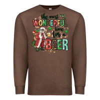 Chestnut the most wonderful time for a beer Premium Sweatshirt - MaliasSmallBusiness