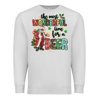 Dove Grey the most wonderful time for a beer Premium Sweatshirt - MaliasSmallBusiness