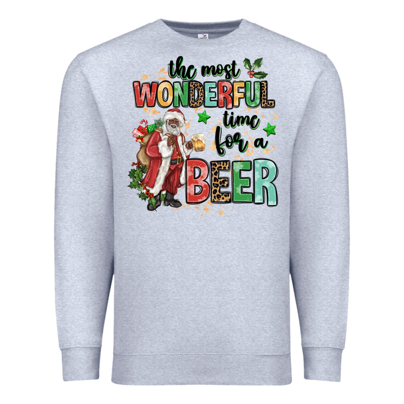 The Most Wonderful Time For A Beer Premium Sweatshirt by MaliasSmallBusiness | Teevron