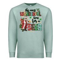 Seafoam the most wonderful time for a beer Premium Sweatshirt - MaliasSmallBusiness